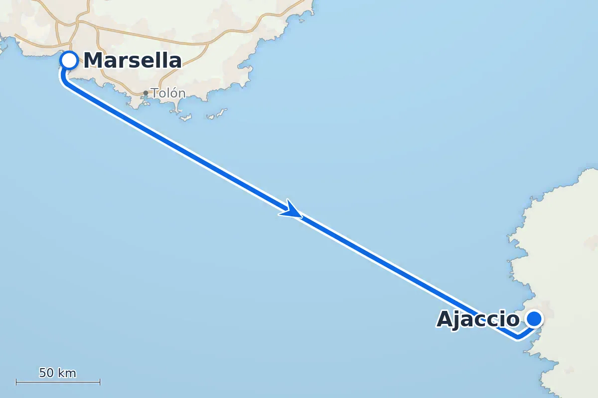 Marsella - Ajaccio