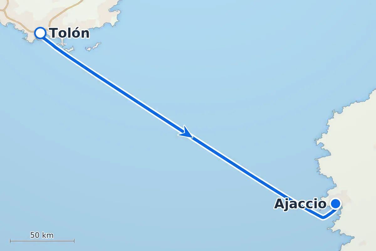 Tolón - Ajaccio
