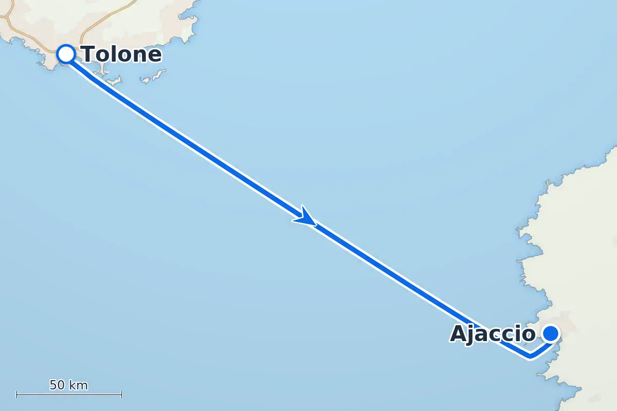 Tolone - Ajaccio