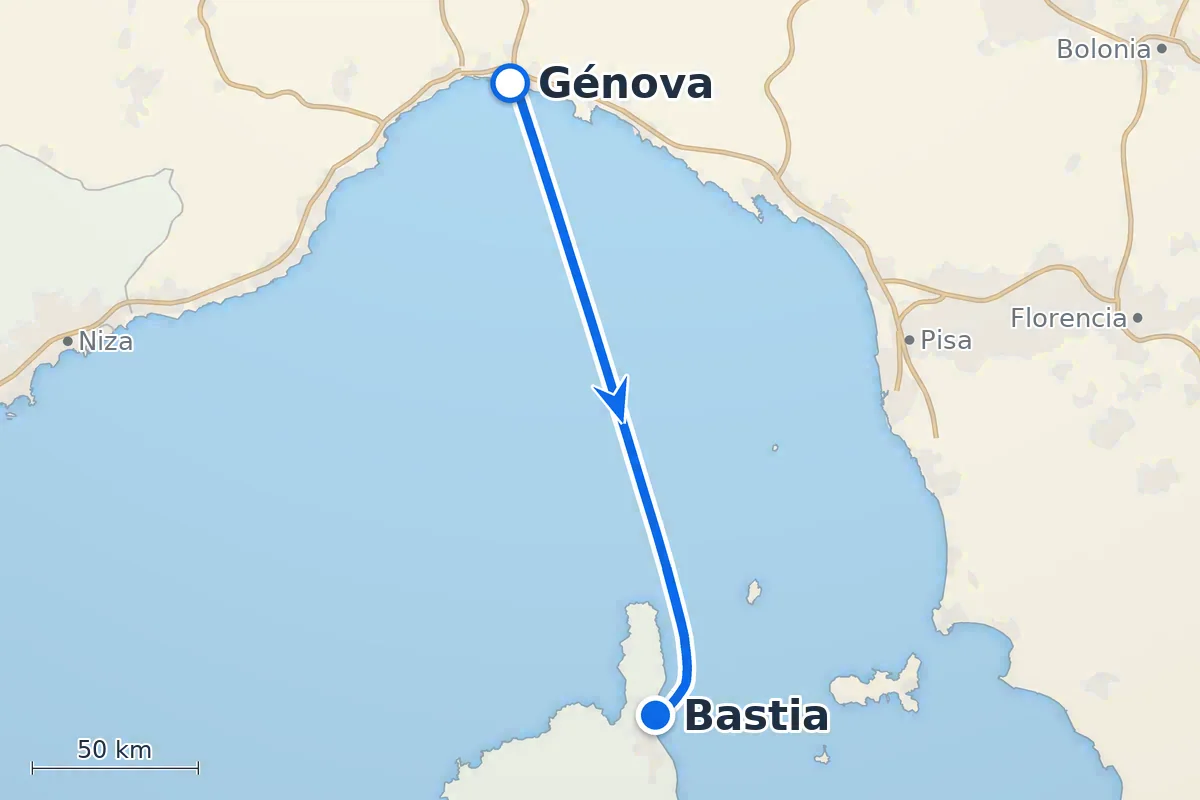 Génova - Bastia